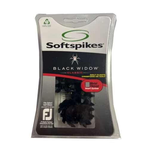 Softspikes Black Widow Small Metal Spikes -Golf Verkäufe SP BW METAL